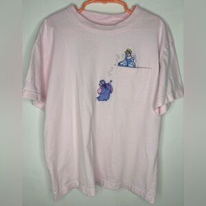VINTAGE Disney Store embroidered Cinderella Tee 7/8